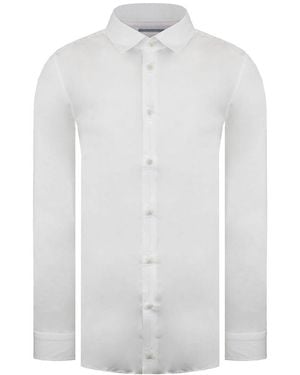 Ted Baker Bellow Satin Shirt - White