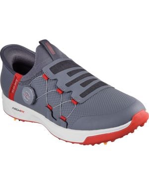 Skechers Go Golf Elite Vortex Slip-On Shoes (Charcoal/ - Blue