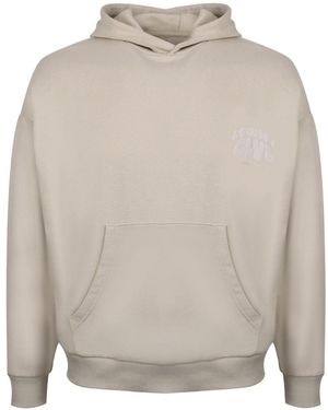 Usa Pro Adult Oversized Hoodie (Maan/Crème) - Grijs