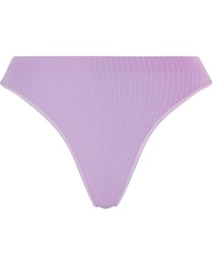 Hunkemöller Dianne High Leg Thong - Purple