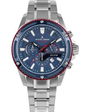 Jacques Lemans 1-2141F Liverpool Watch - Grey