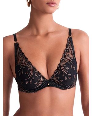 Aubade Cosmic Romance High Apex Push-Up Bra - Black