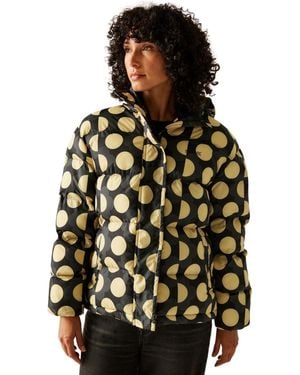 Regatta Orla Kiely Oversized Warm Winter Padded Jacket Coat - Green