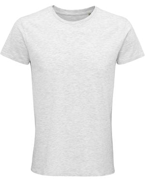 Sol's Crusader Organic T-Shirt (Ash) - White