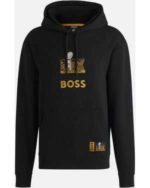 BOSS X Nfl Warner Hoodie In Zwart