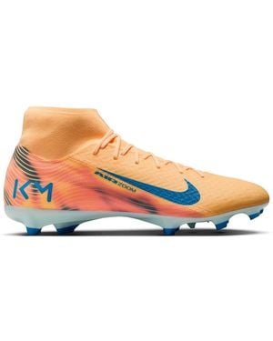 Nike Superfly 10 Fg Lace-Up Mid Top Boots - Orange