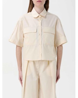 Colmar Shirt Cropped Relaxed Fit - Naturel