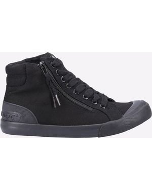 Rocket Dog Jazzin Hi-Top Trainers - Black
