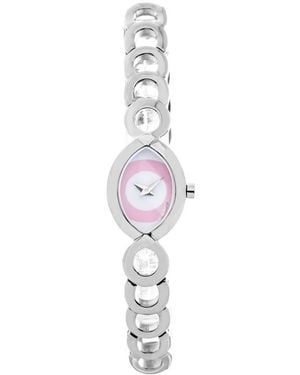 Chronotech Silver Steel Watch - Metallic
