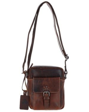 Ashwood Leather 'Lusso Tuscani' Travel Flight Bag - Brown