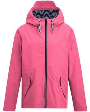 Regatta Ladies Bayletta Grid Distress Waterproof Jacket Lemonade) - Pink