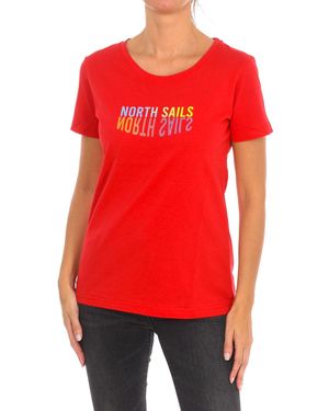North Sails Short Sleeve T-Shirt 9024290 - Red