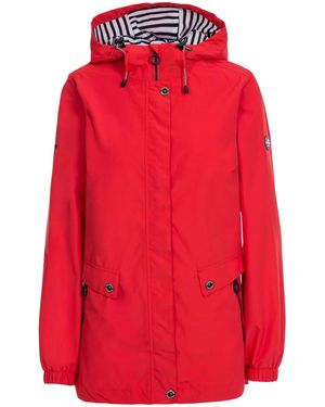 Trespass Ladies Flourish Waterproof Jacket - Red