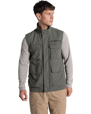 Craghoppers Adventure V Nosilife Gilet (Dark Sage) - Grey