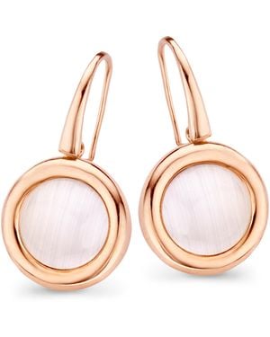 Orphelia 'Isabella' 925 Sterling Drop Earrings - Pink