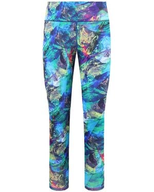 Asics Multicoloured Leggings - Blue