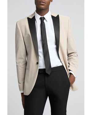 Antique Rogue Slim Fit Velvet Jacket - Black