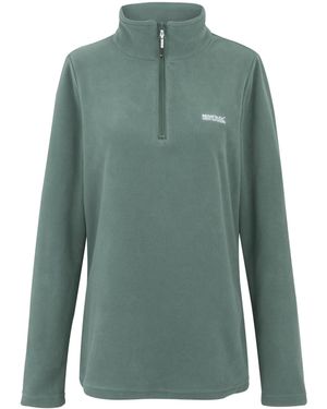 Regatta Great Outdoors /Ladies Sweetheart 1/4 Zip Fleece Top (Spruce) - Green
