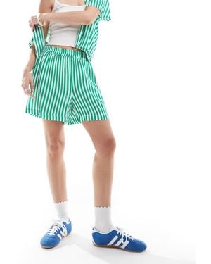 Pieces Boyfriend Fit Short Co-Ord - Blue
