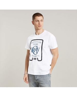 G-Star G-Star Raw Graphic T-Shirt - White