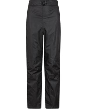 Mountain Warehouse 'Spray' Short Trousers With Taped Seams Waterproof Trousers - Black