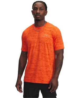 Under Armour Vanish Crew Neck Short Sleeve T-Shirt - Orange