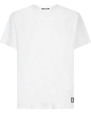 Balmain Back Logo Printed T-Shirt - White