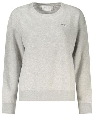 Pepe Jeans Crew Neck Long Sleeve Sweatshirt - Grey
