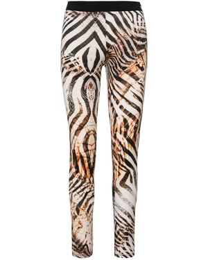 Conquista Print Silky Trousers - Multicolour
