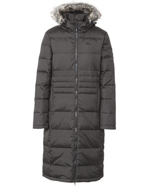 Trespass Ladies Phyllis Parka Down Jacket - Grey