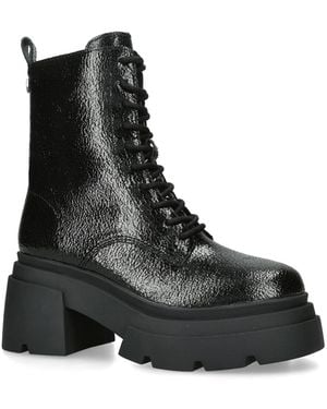 Steve Madden Leather Tossup 184 Boots - Black