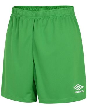 Umbro Ladies Club Logo Shorts - Green