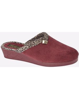 Sleeper Jackie Mule Slippers - Red