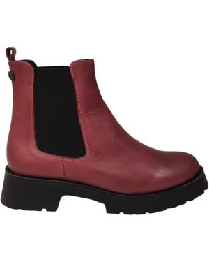 Mis Alas Damenstiefelette Farbe Burgund - Rood