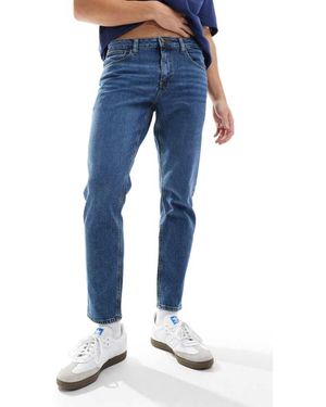 ASOS Stretch Tapered Jeans - Blue