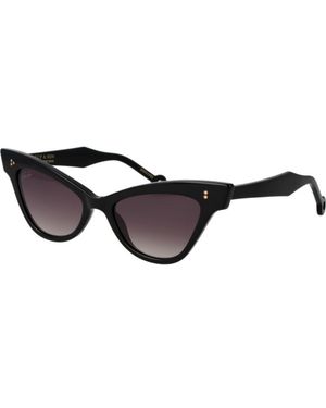 Hally & Son Hs931V01S 5401S 54 01S Sunglasses - Black