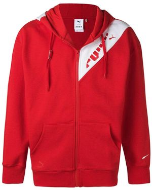 PUMA Ader Error Zip-up Sweatshirt Hoodie - Red