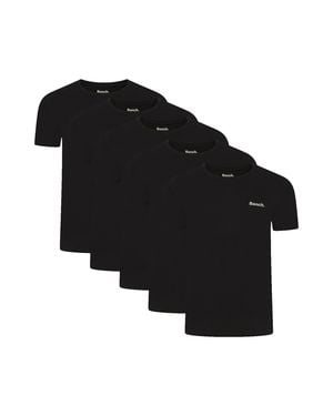 Bench 5 Pack 'Herman' Cotton T-Shirt - Black