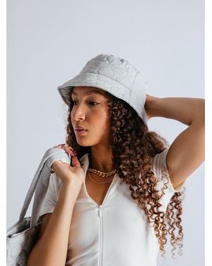 SVNX Quilted Nylon Bucket Hat - Grey