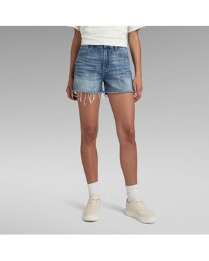 G-Star G-Star Raw 3301 Ripped Shorts - Blue