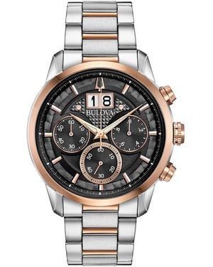 Bulova Sutton Watch 98B335 Stainless Steel - Grey