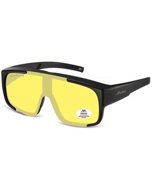 Montana Shield Fit Over Matte Polarized Fo9 - Black