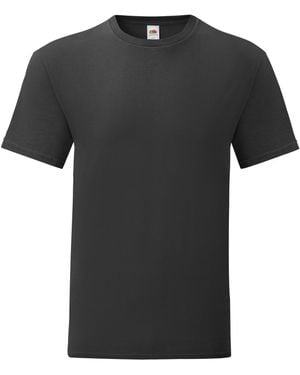 Fruit Of The Loom Iconic 150 T-Shirt - Black