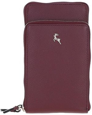 Ashwood Leather 'Incanto Cuoio' Crossbody Phone Bag - Purple