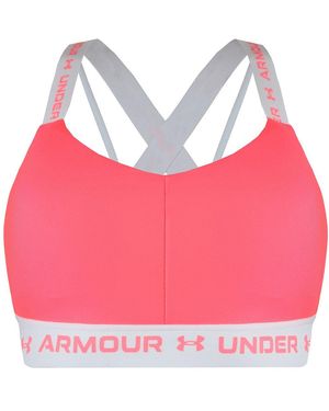 Under Armour Crossback Mid Sports Bra - Pink