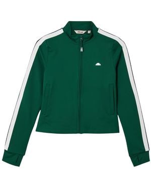 Ellesse Ladies Banff Full Zip Track Top (Dark) - Green