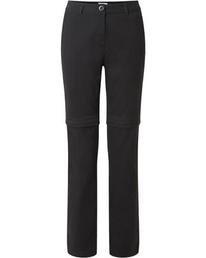 Craghoppers Ladies Kiwi Pro Ii Convertible Trousers - Black