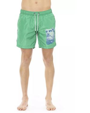 Bikkembergs Griekse Bust Zwemshorts - Groen