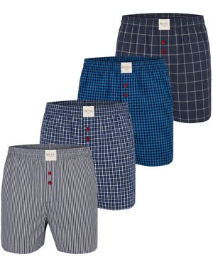 Phil & Co. Berlin Mannen Bokser Combo - Blauw