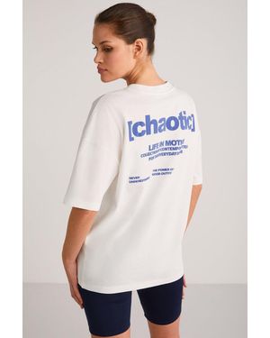 Grimelange Slim Fit Crew Neck T-Shirt - White